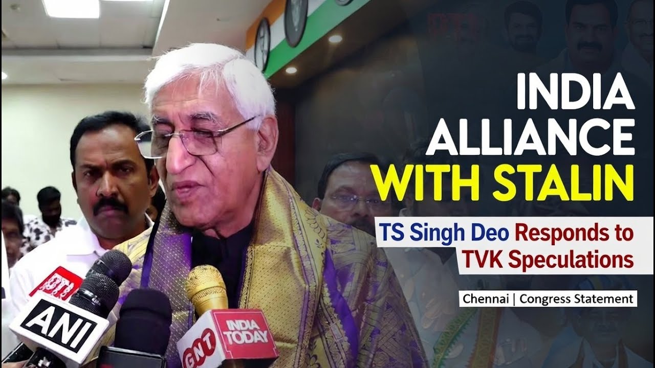 Chennai: TS Singh Deo Confirms Congress Stands by INDIA Alliance with CM Stalin 