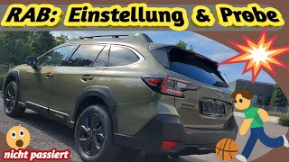 Outback 2021| RAB | Bremsautomatik bei Rückwärtsfahrt Einstellungen | Mit Probefahrt etc...