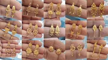 Gold earrings For daily Wear With Weight And Price // Below 2 Grams Earrings || Apsara Fashions