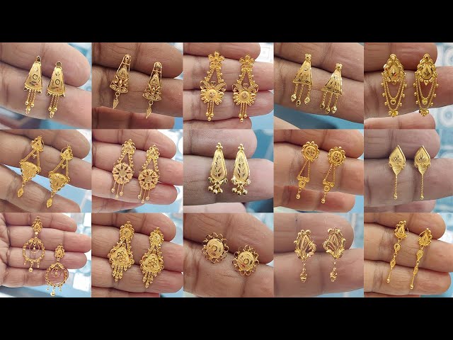 Gold Stud Earrings Daily Wear 2024 | favors.com