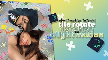 tile rotate transition on alight motion || alight motion tutorial