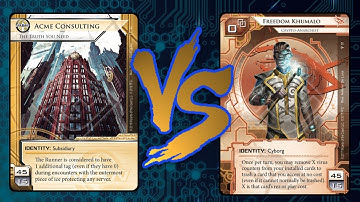 Android: Netrunner - Crash Test #291 NBN Acme Kill VS Freedom TrashPanda