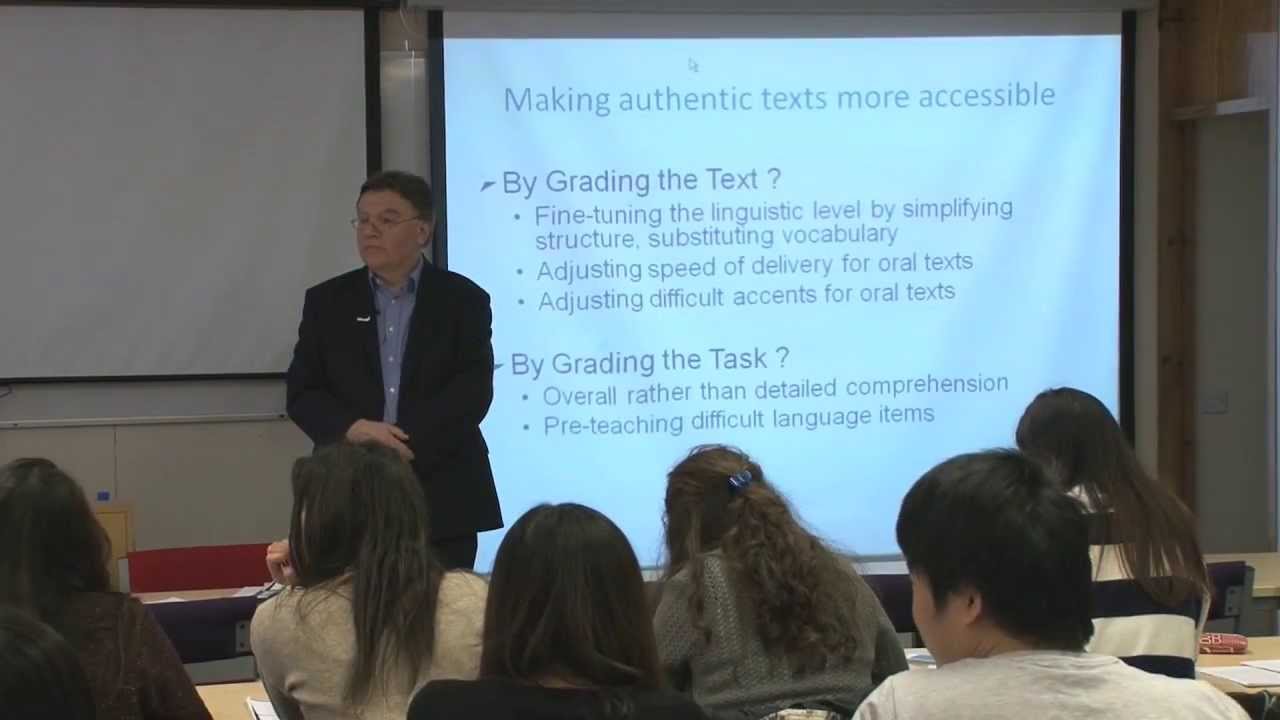 Authenticity in TESOL (Teaching English to Speakers of Other Languages)