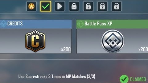 Call Of Duty Mobile Use Scorestreaks 3 Times in MP Matches Task Complete