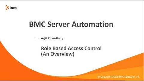 BSA: An overview of Role Based Access Control (RBAC)