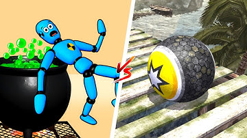 Puppet Bone Smashing vs Rollance Balls 🪆💥🎳🌀 Max Levels Gameplay Walkthrough (Android/iOS) NJF75