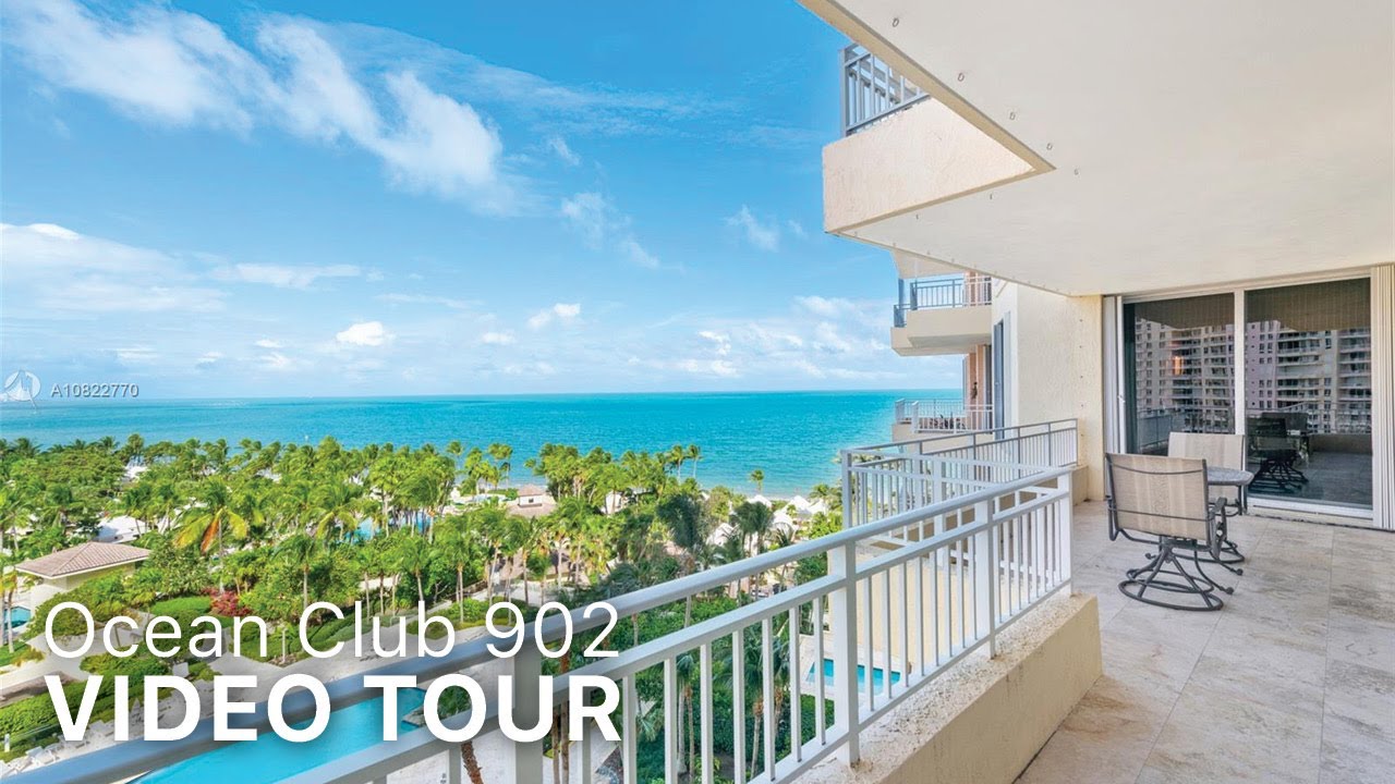 Video tour Ocean Club Apartment 902 Key Biscayne, FL YouTube