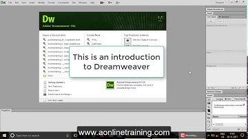 1 dreamweaver introduction