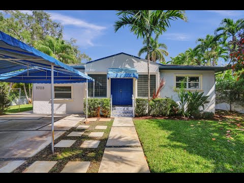 5703 SW 83rd Street, South Miami, FL home video tour