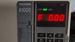 Yaskawa A1000 drive parameters Settings and configuration full setup video #drive #yaskawa #viral