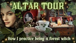 My new altar tour  How I practice being a Forest Witch