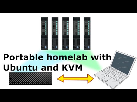 VMs using KVM from Ubuntu command line. Portable hypervisor / homelab. RDP to Debian desktop.