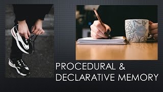Procedural and Declarative Memory: Malayalam Class