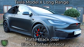 Tesla Model X Long Range registered January 2024 (73) finished in Matte Black