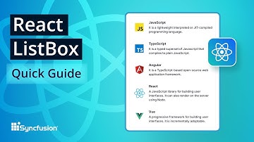 React ListBox: The Ultimate Feature Walkthrough