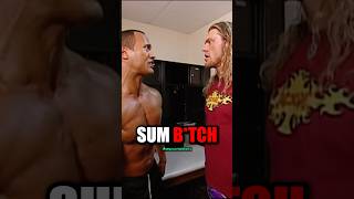 Edge Impersonates The Rock