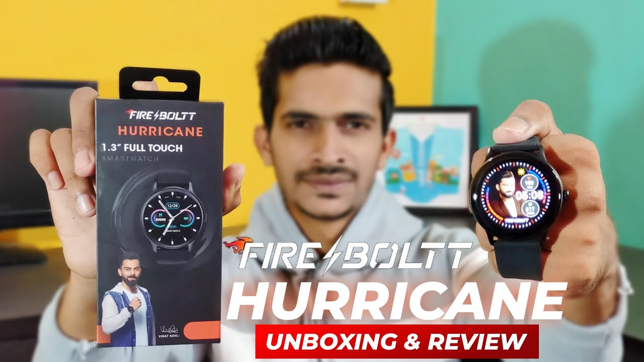 Fire Boltt Hurricane Unboxing & Review 🔥1.3" Display 30 Sports⚡ fire