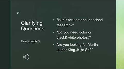 Reference Interview Steps