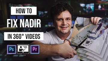 How to remove tripod and fix nadir in 360 videos | Shooting tips with basic Photoshop edit | Gaba_VR