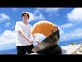 無人島でチャーハン作ってみました