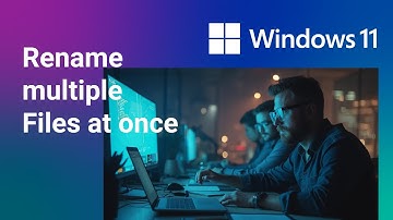 How to rename multiple files on Windows