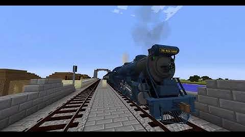 Minecraft Immersive Railroading | Blue Comet Walk-around
