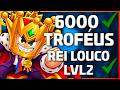 6000 TROFÉUS E REI LOUCO LVL2! | Plants on Fire | Gameplay português PT-BR
