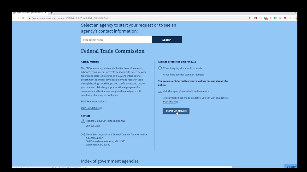 Week 6: Federal Trade Commission - YouTube