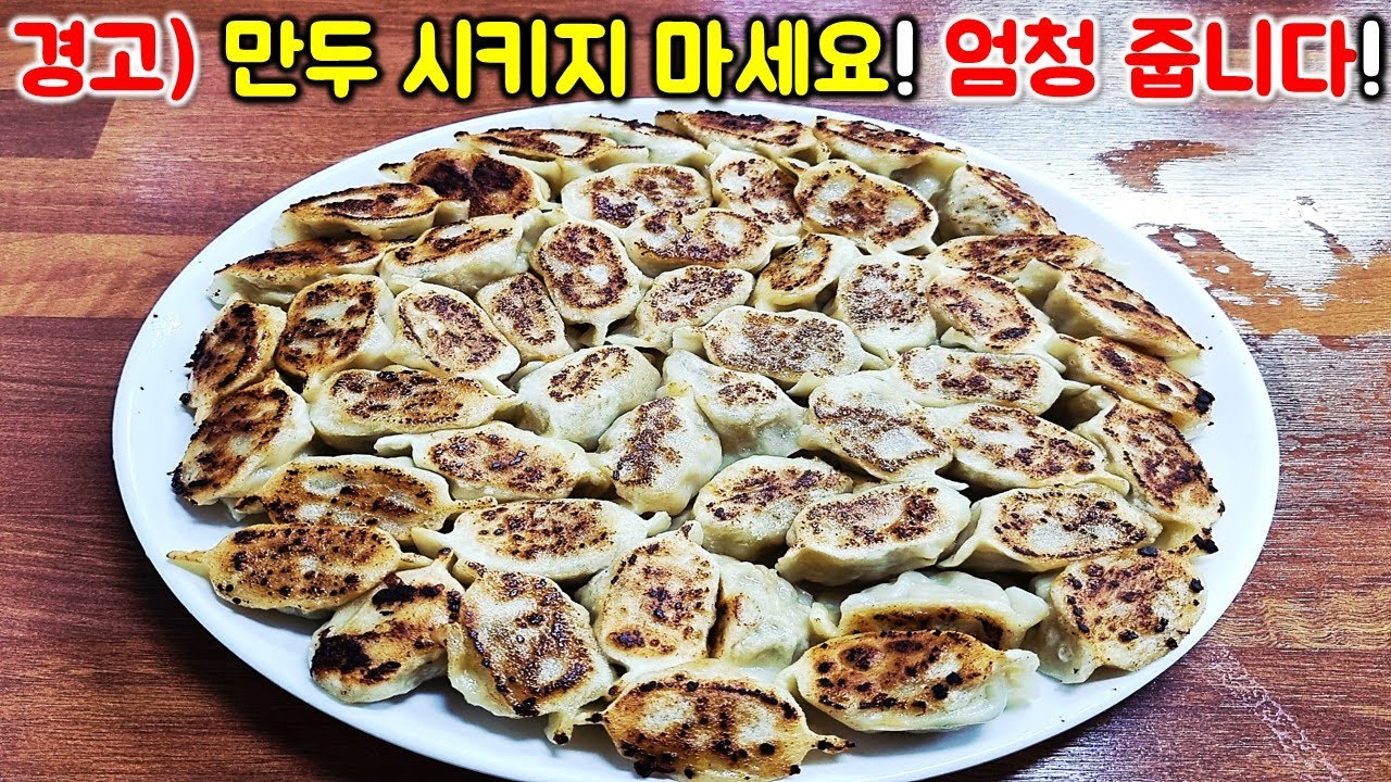 군만두의 달인이 수제 군만두 1인분에 25개나 줍니다! 가성비 최고 인생 만두 맛집!