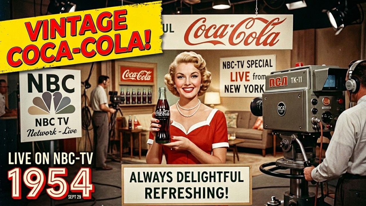 70 Years Ago, This Coca-Cola Ad Aired Live on NBC - Here It Is!