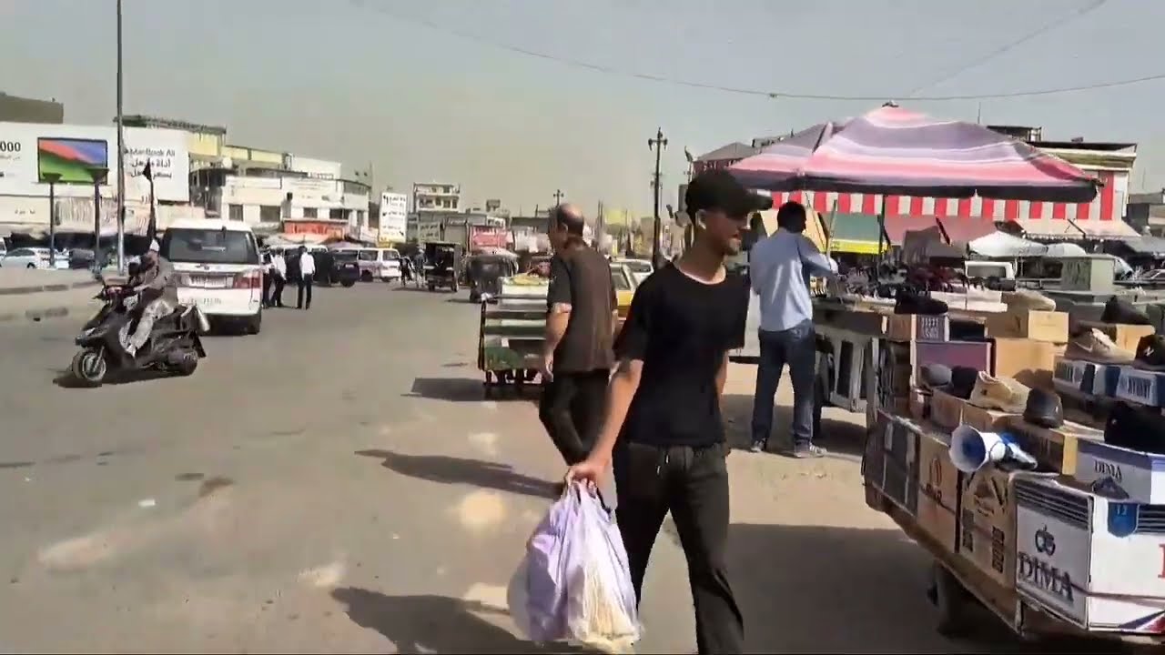 شوفو لي صار بغداد... 😱