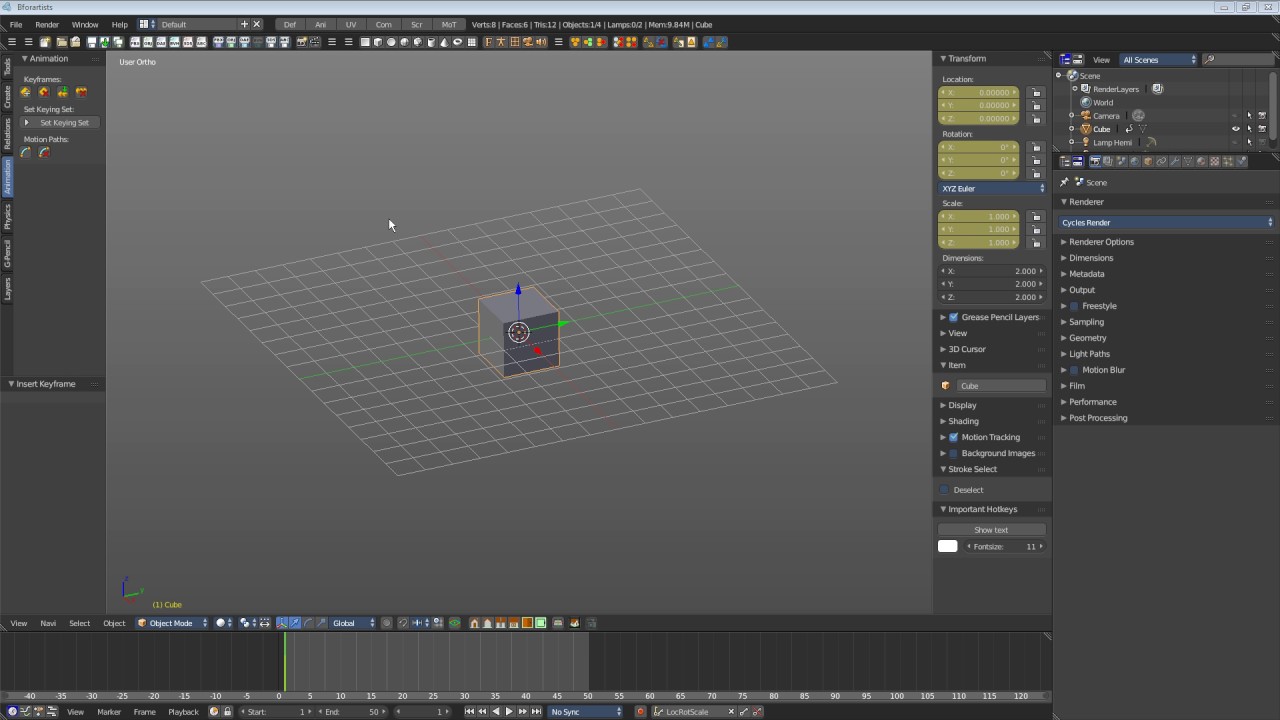 Quickstart Simple Animation - YouTube