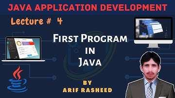 Learn Java tutorial in hindi/urdu part 4 | First Program  By Arif Rasheed | SSTLab