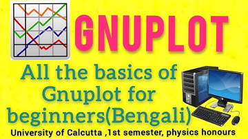 6.)Tutorial of GNUplot for beginners in Bengali||All the basics of GNUplot in PC/Laptop#gnuplot