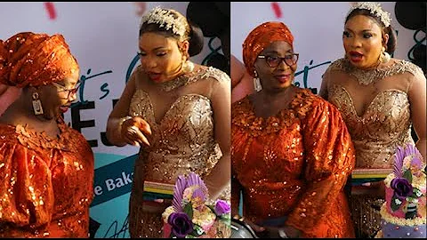 Yoruba Actress Laide Barake Snaps & Dances With Her Mom's Birthday Inside Her Mansion
