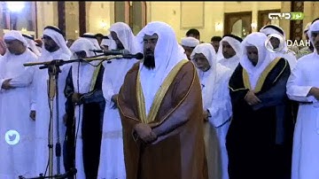 صلاة التراويح للشيخ عبدالرحمن السديس بجامع زعبيل بدبي ليلة 9 رمضان 1436(سورة ق )