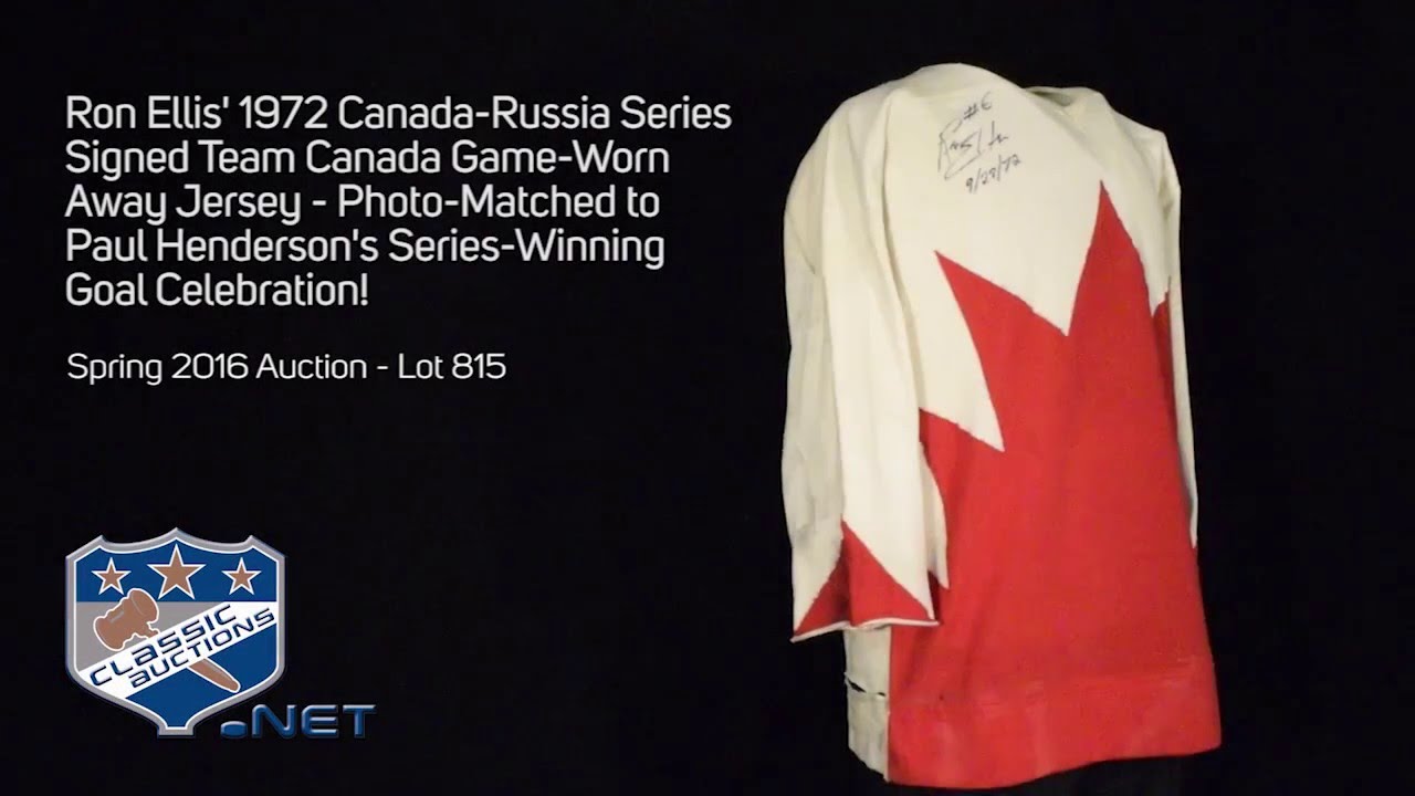 Paul Henderson Signed Team Canada Jersey