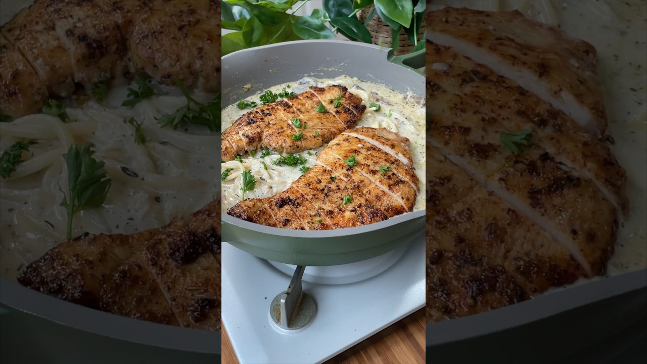 Creamy Chicken Pasta with Mushrooms