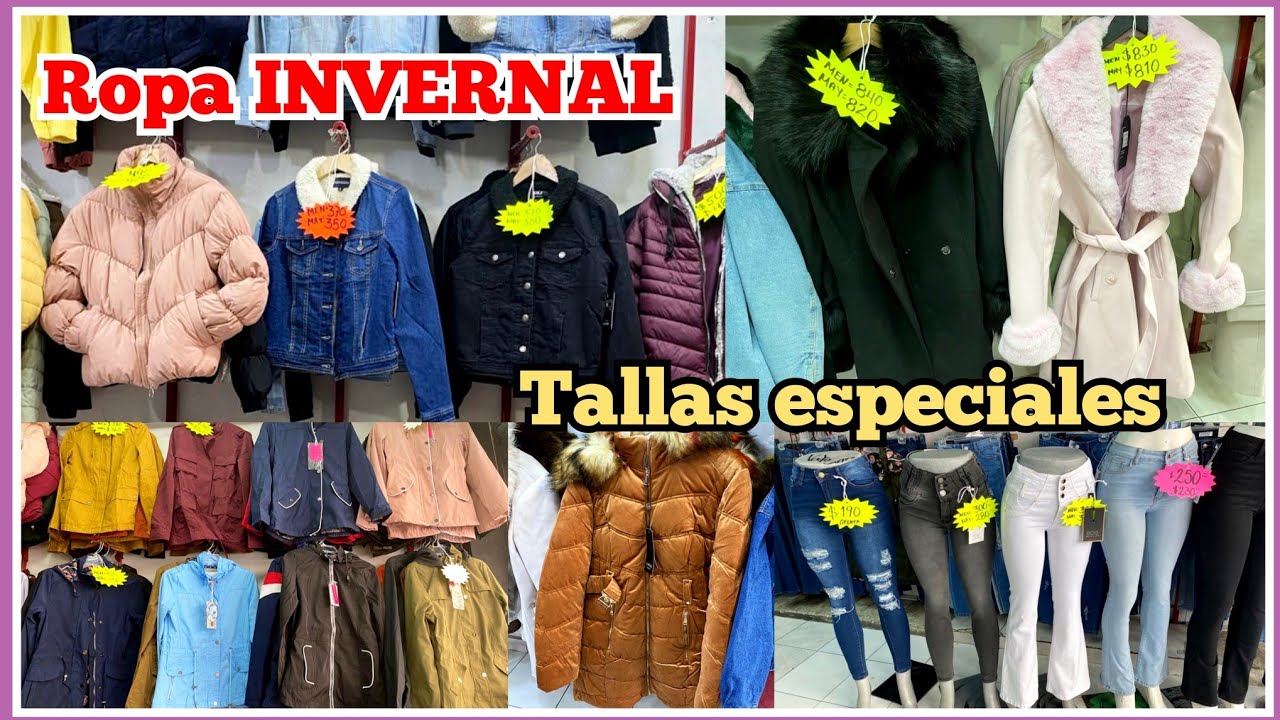 Nueva Tienda con ROPA INVERNAL ECONÓMICA 😱 TALLAS ESPECIALES 🧥Abrigos,  Chamarras, Chalecos 