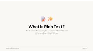 What is Rich Text