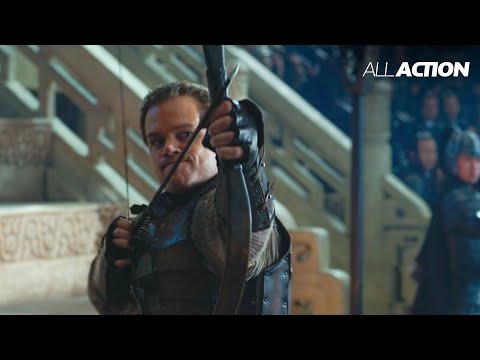 Matt Damon's FEARLESS Bow Demonstration | The Great Wall