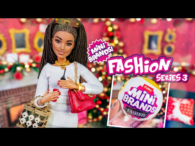 New Mini Purses! Mini Brands Fashion Series 3: Designer Inspired Bags,  Press On Nails For Dolls 