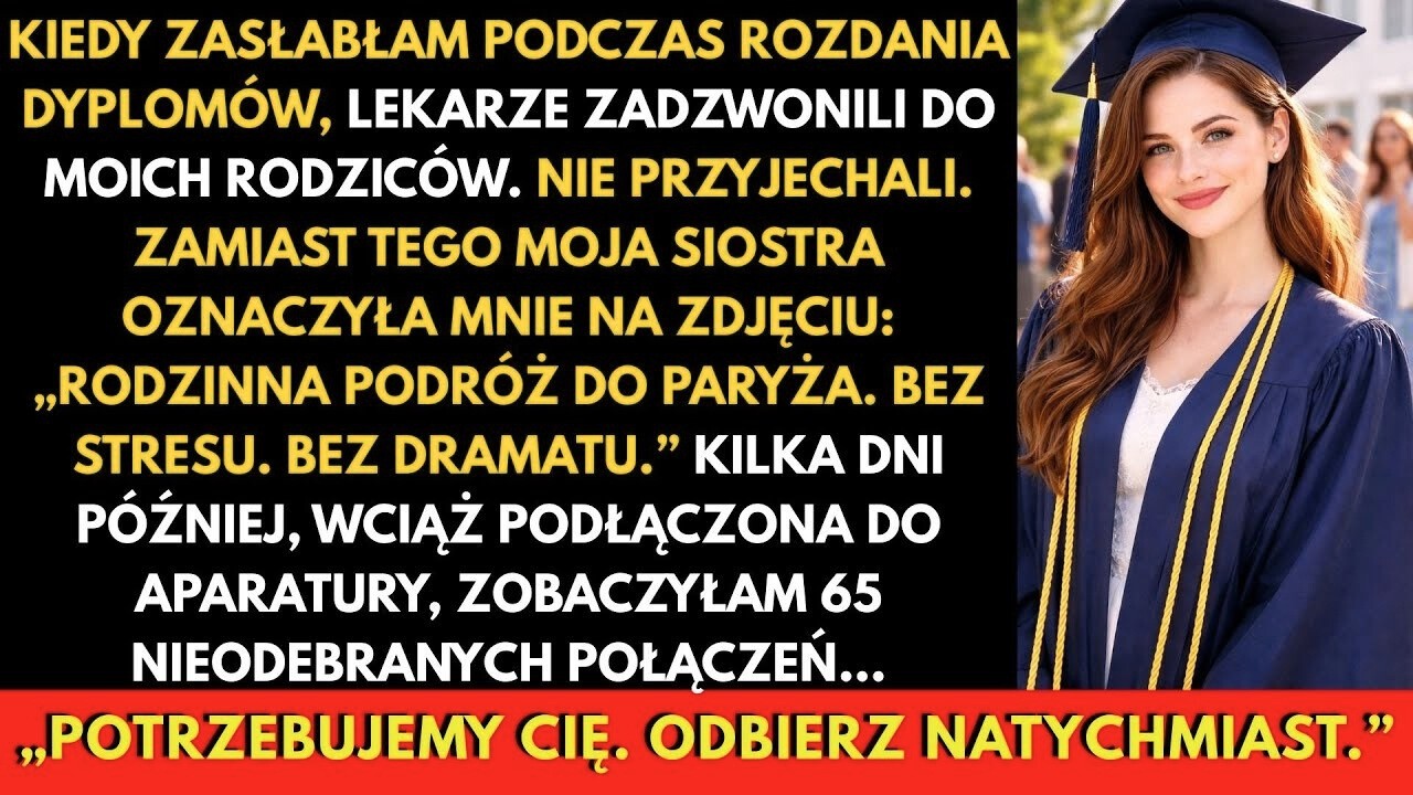 Gdy Zasłabłam Na Uroczystości Dyplomowej, Lekarze Zadzwonili Do Rodziców — Przyszedł Tylko Dziadek