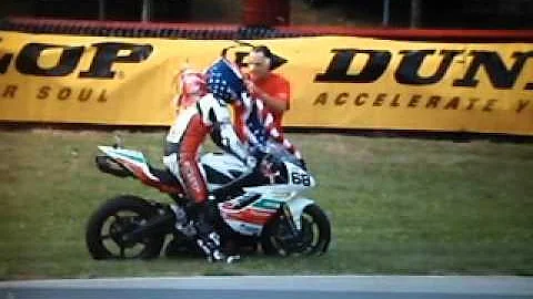 Dustin Dominguez - Mid Ohio Victory Lap