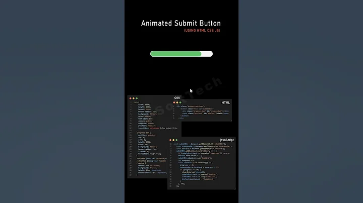 Animated Submit Button #button #animatedbutton #coding #webdesign #webdevelopment #animation #shorts