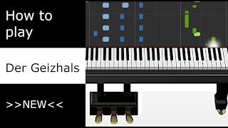 Metal Piano: Feuerschwanz - Der Geizhals - ragtime/swing style (Piano tutorial - Synthesia)