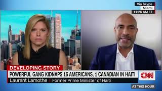 Laurent Lamothe on CNN with Kate Bolduan discussing Haitian Security