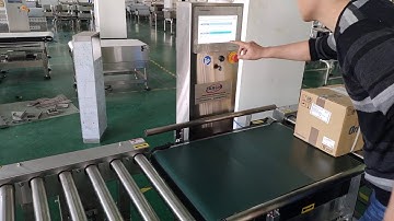 Fanchi FA-CW500 Dynamic Checkweigher for Large Boxes up to 25kg Introduction and Operation Video