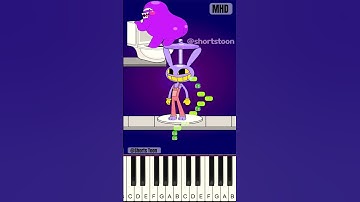 Grimace Shake in Ohio | THE AMAZING DIGITAL CIRCUS @shortstoon - Piano Tutorial