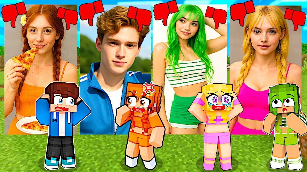 TA GRA POKAZUJE KOGO NIE LUBISZ... 😡 w Minecraft!